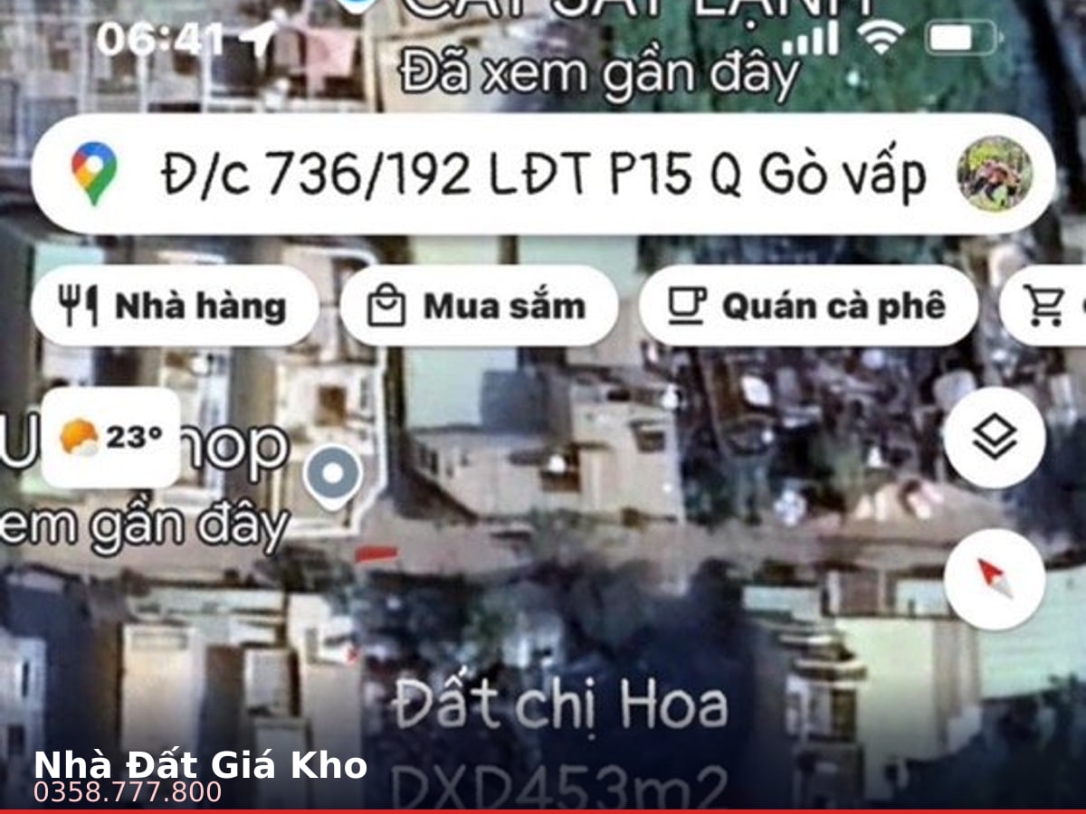 Nhà đất — Lê Đức Thọ, An Hội Đông, Gò Vấp — 453m² · ngang 24.4m — 45 tỷ