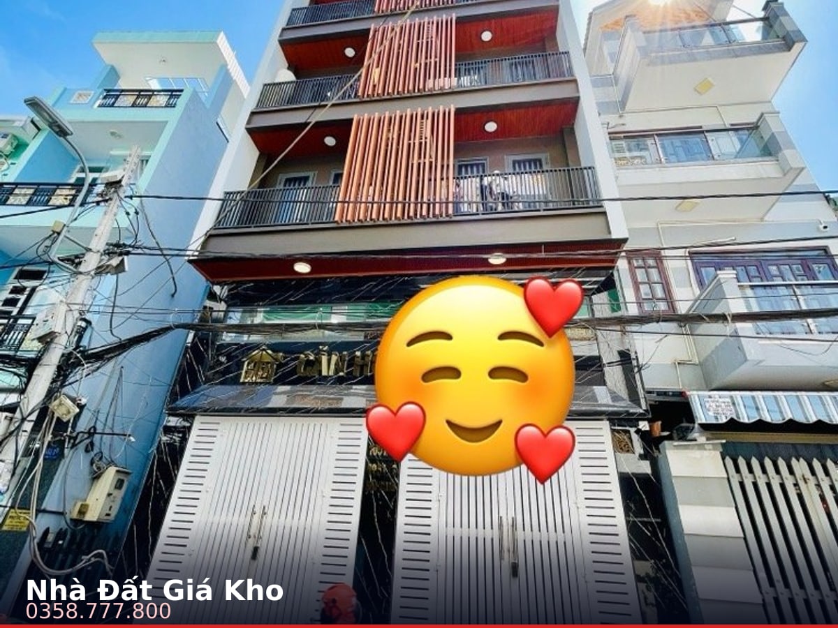 Nhà hẻm — Hậu Giang, Bình Phú, Quận 6 — 125m² · ngang 7.4m · 5 tầng — 26,5 tỷ