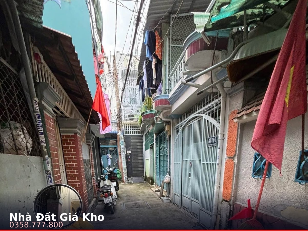 Nhà hẻm — Huỳnh Văn Nghệ, Tân Sơn, Tân Bình — 43m² · ngang 4.5m · 2 tầng — 5,9 tỷ