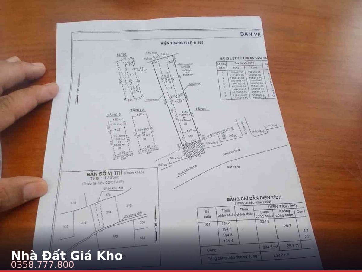Nhà hẻm — khu phố 2, Thới An, Quận 2 — 224m² · ngang 5.8m · 4 tầng — 13,7 tỷ