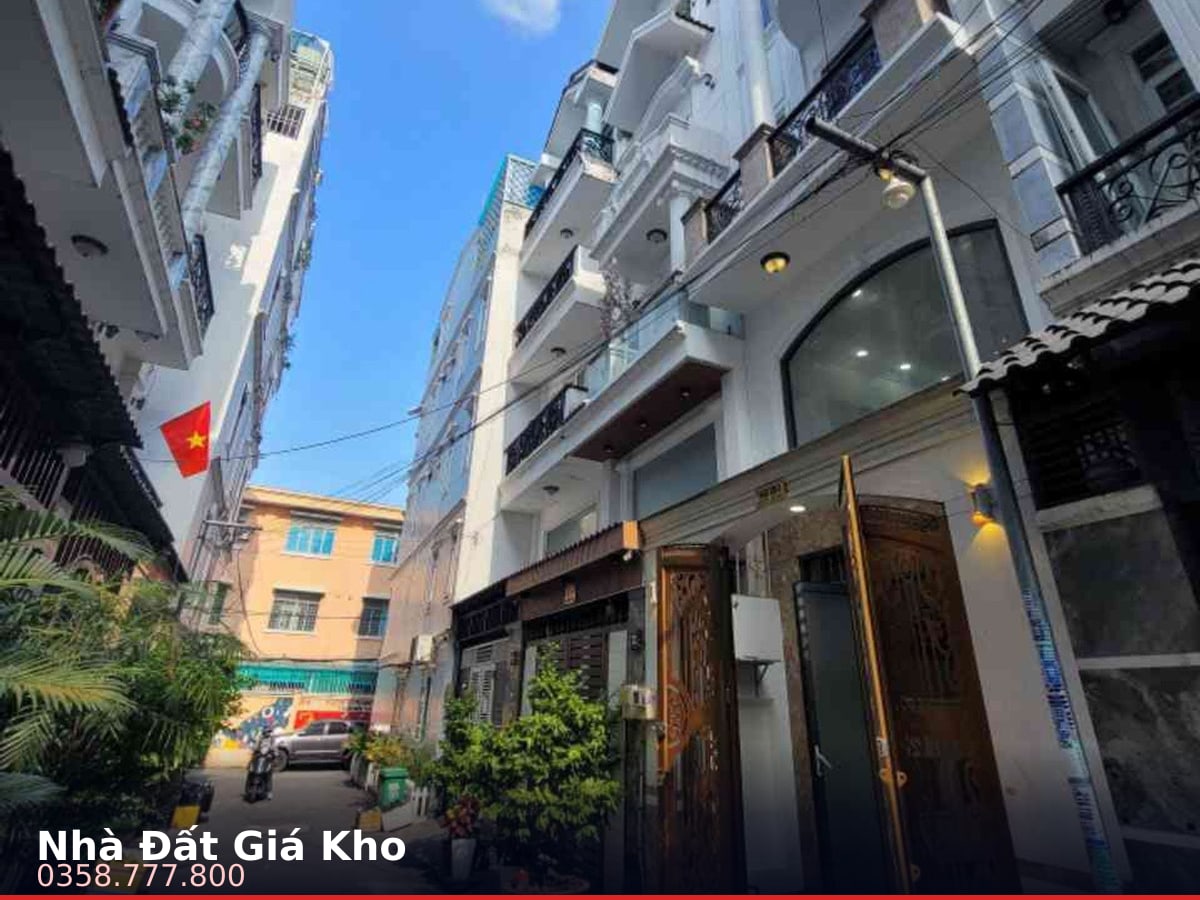 Nhà hẻm — Lê Đức Thọ, An Hội Đông, Gò Vấp — 52.6m² · ngang 4m · 5 tầng — 7,69 tỷ