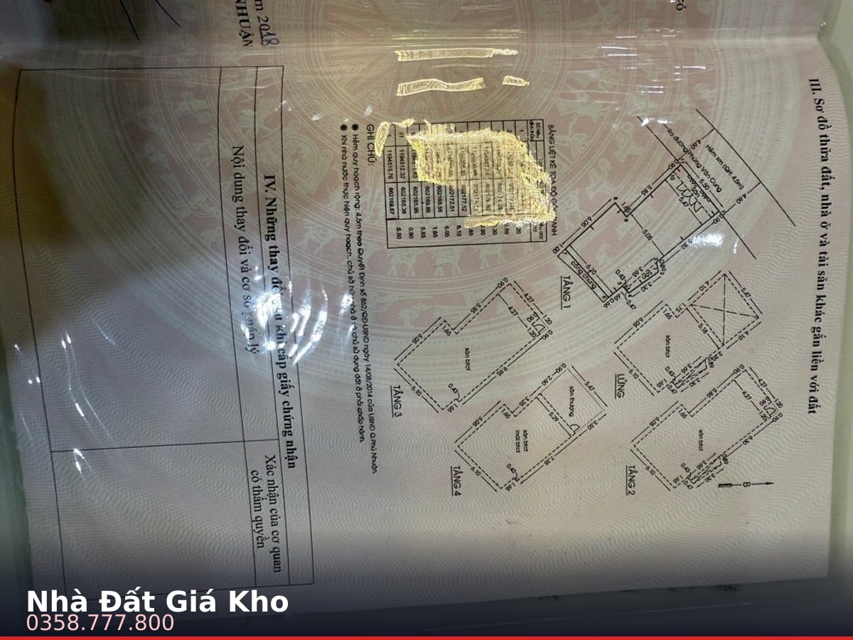 Nhà hẻm — Phùng Văn Cung, Cầu Kiệu, Phú Nhuận — 77m² · ngang 5.5m · 5 tầng — 28 tỷ