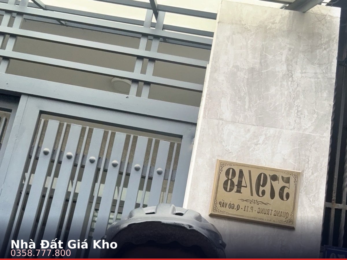 Nhà hẻm — Quang Trung, Thông Tây Hội, Gò Vấp — 78m² · ngang 5.1m · 4 tầng — 8,5 tỷ