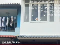 Nhà mặt tiền — Đường Số 4, Thông Tây Hội, Gò Vấp — 26m² · ngang 4.8m · 2 tầng — 5,35 tỷ