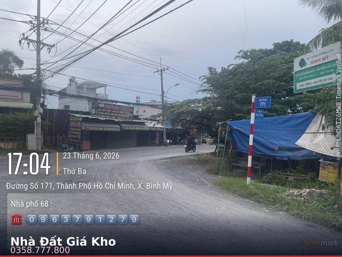 Nhà mặt tiền — Hà Duy Phiên, Bình Mỹ, Củ Chi — 4719.5m² · ngang 41m · 1 tầng — 75 tỷ