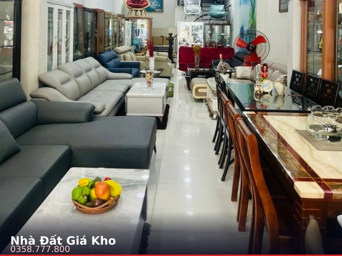 Nhà mặt tiền — Hậu Giang, Phú Lâm, Quận 6 — 92m² · ngang 4.9m · 2 tầng — 25 tỷ