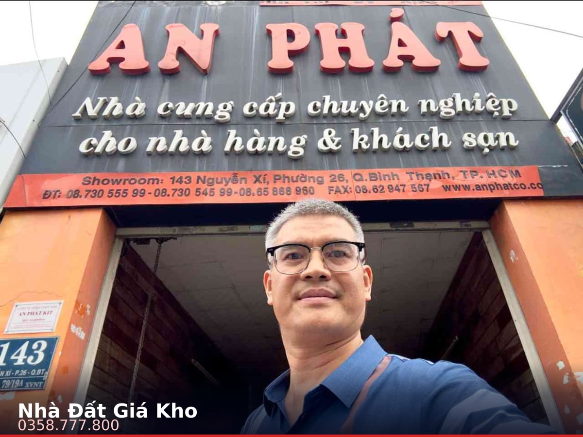 Nhà mặt tiền — Nguyễn Xí, Bình Thạnh — 83.5m² · ngang 4.2m · 6 tầng — 27,9 tỷ