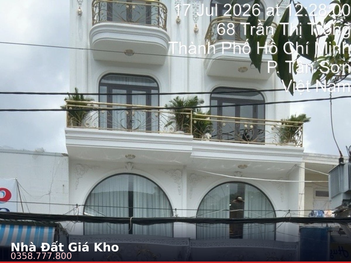 Nhà mặt tiền — Trần Thị Trọng, Tân Sơn, Tân Bình — 67m² · ngang 4m · 6 tầng — 17,5 tỷ